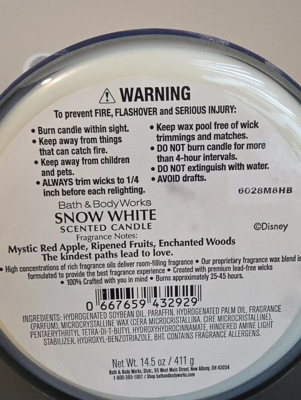 Bath & Body Works enjoy snow